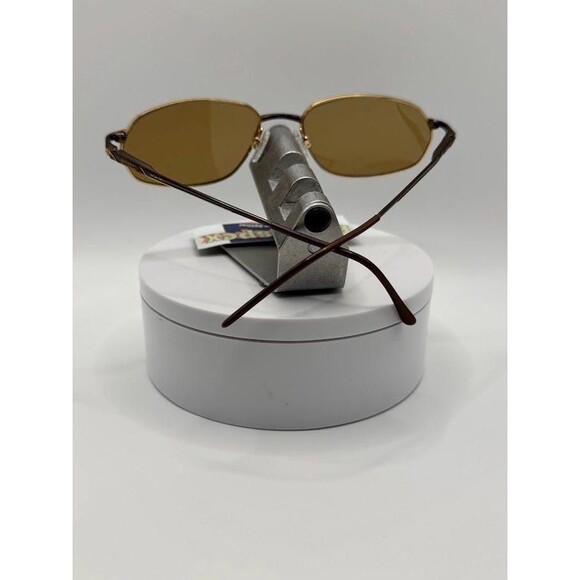 NEW Vintage Sunglasses | Non RX | Narrow Style | Brown & Gold | Zeiss | #870 - Picture 7 of 10
